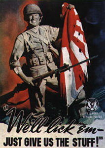 大戰期間美軍宣傳戰勝日本海報