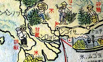 日本大東亞共榮圈願景圖中的越南