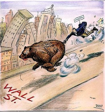 熊市讓華爾街搖搖欲墜